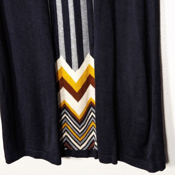 Missoni for Target Women’s Dress Chevron Knit Sleeveless Navy Multicolor Size XL - Picture 5 of 7